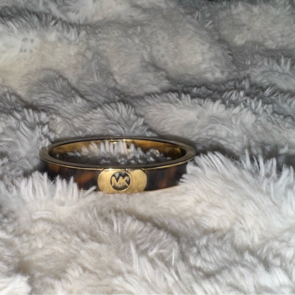Michael Kors Gold and Tortoise Bangle